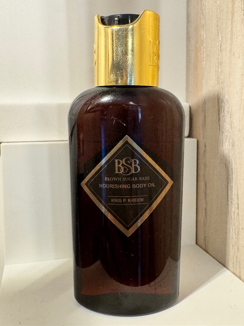Brown sugar babe Kris P. Kreem body oil 2oz